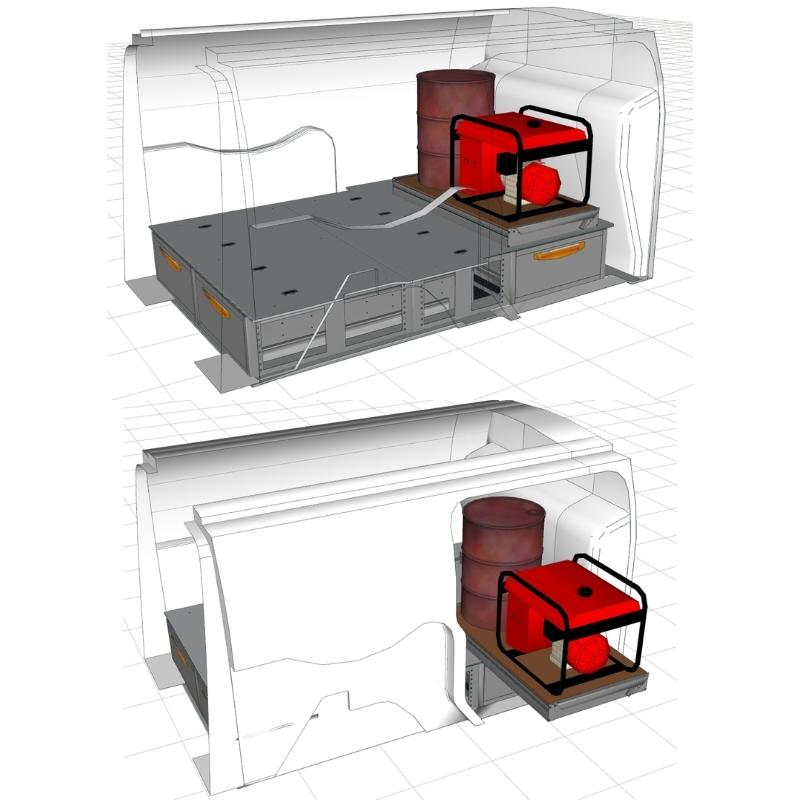 Uittrekbaar Frame Lang (1.524x365mm)