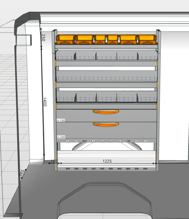 ACTIE: Module met Multi Frame en Storage Plus 1000 JD | (restpartij)