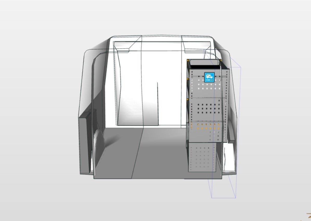 Module Ford Connect | L1 - Koffers - Rechts