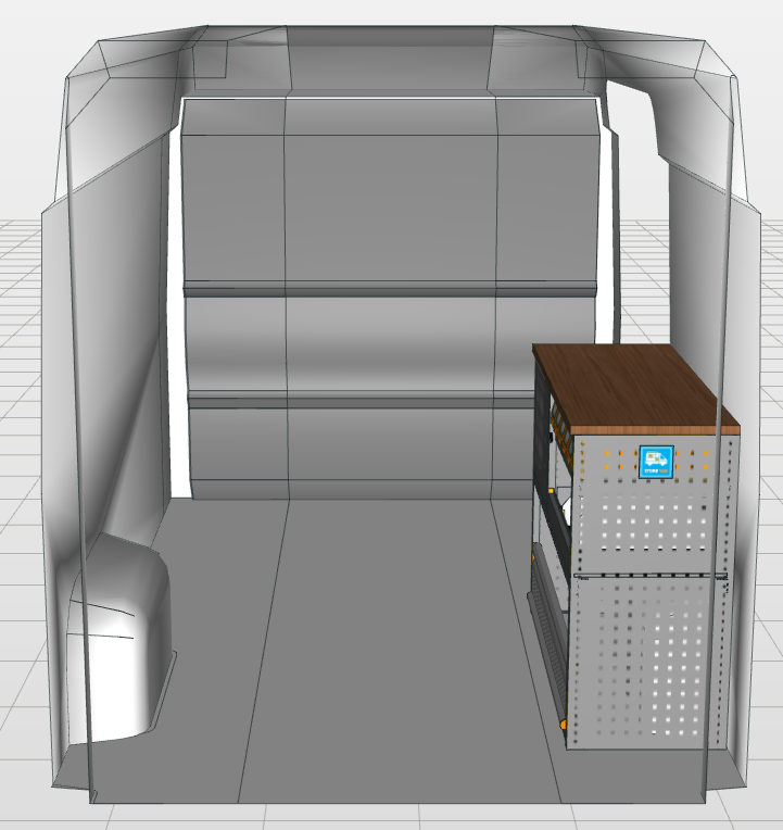 Werkbankmodule met turned module