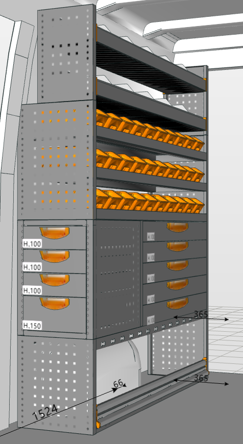 ACTIE: Module met Storage Plus 999 JD - rechterzijde | (restpartij)