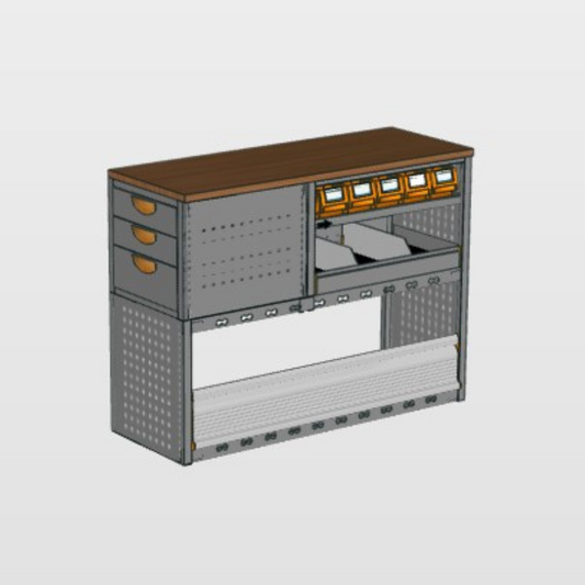 Werkbankmodule met turned module