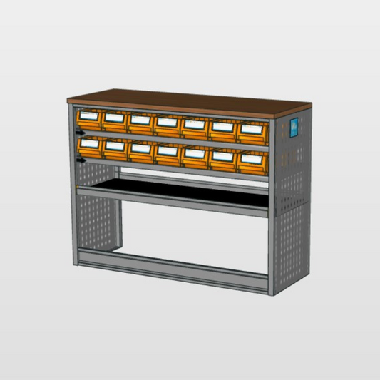 Werkbankmodule met multiboxen