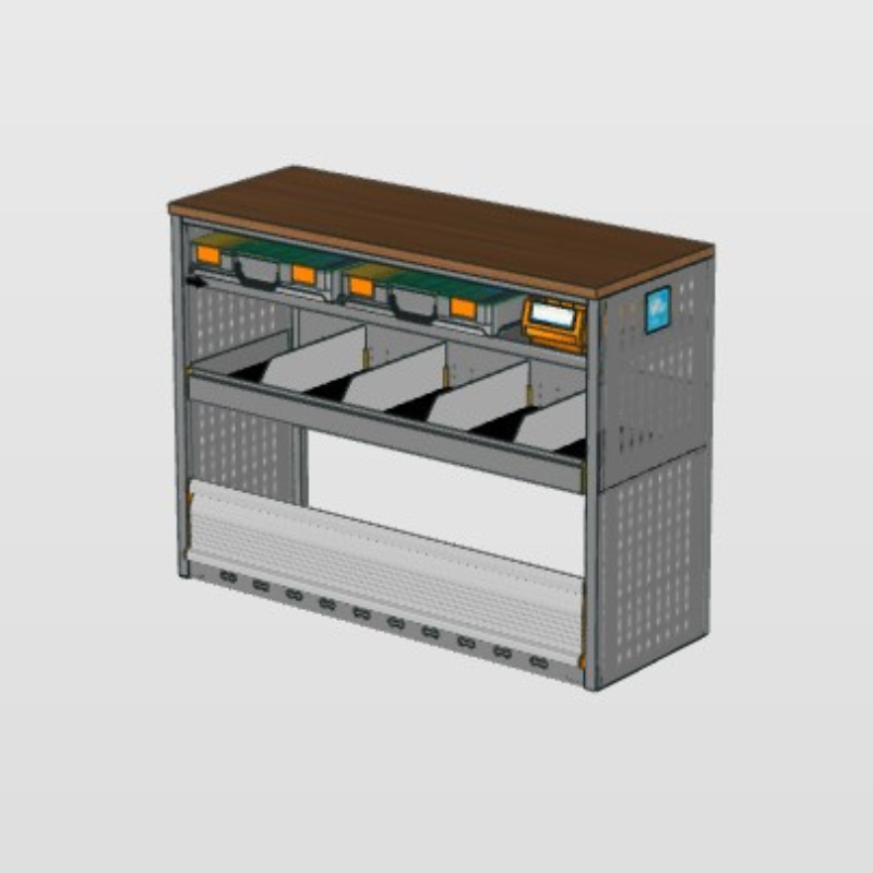 Werkbankmodule met koffers