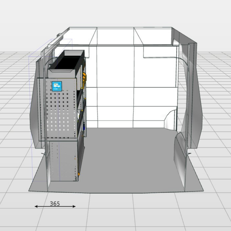 Module Fiat Scudo | L2 - Basis - Links achteraanzicht.