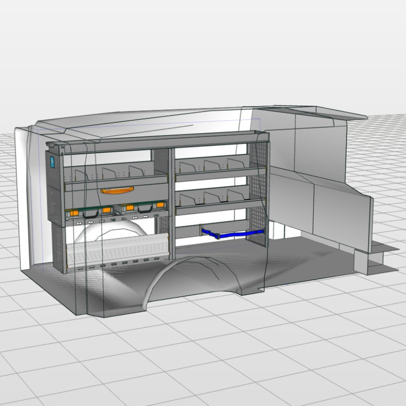 Module Fiat Talento | L1 - Uitgebreid - Links schuinaanzicht.