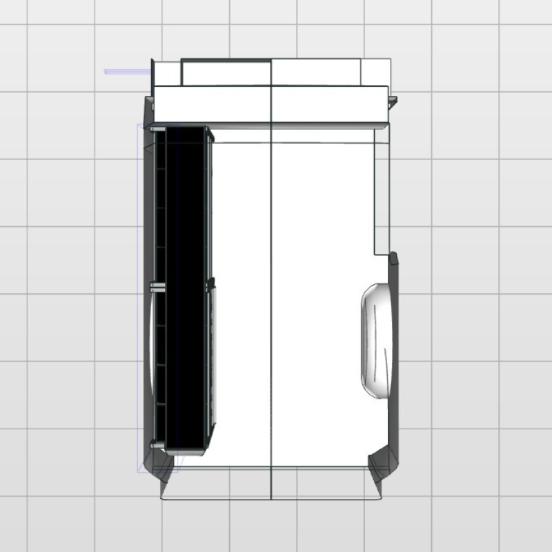 Module Fiat Talento | L1 - Uitgebreid - Links bovenaanzicht.