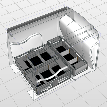 Vloerlade-module compleet small