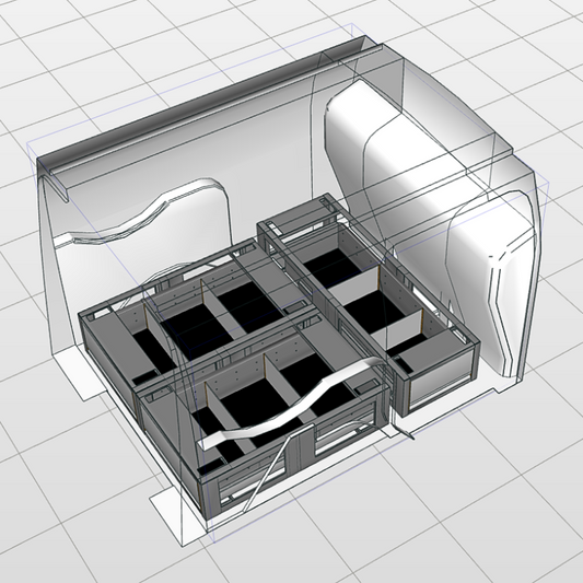 Vloerlade-module compleet small