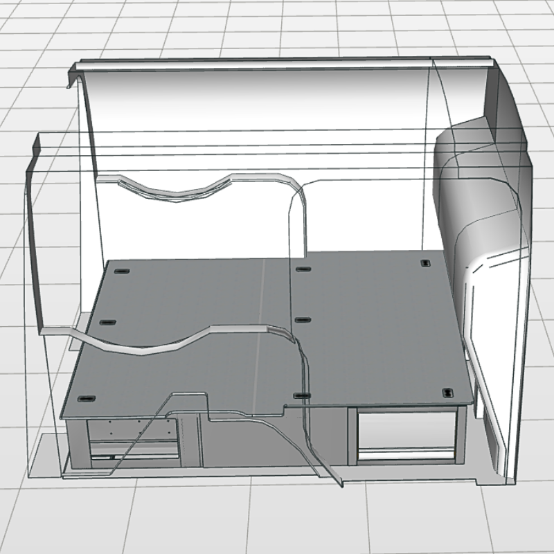 Vloerlade-module compleet small