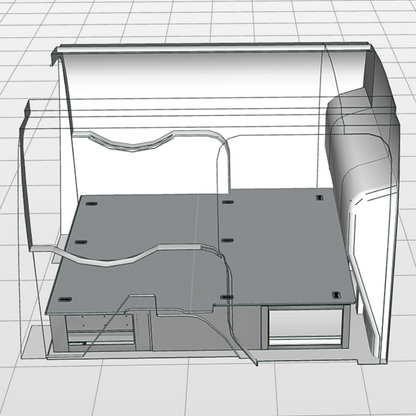 Vloerlade-module compleet small