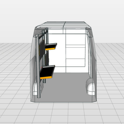Postpakketrek Mercedes Benz Sprinter | Links