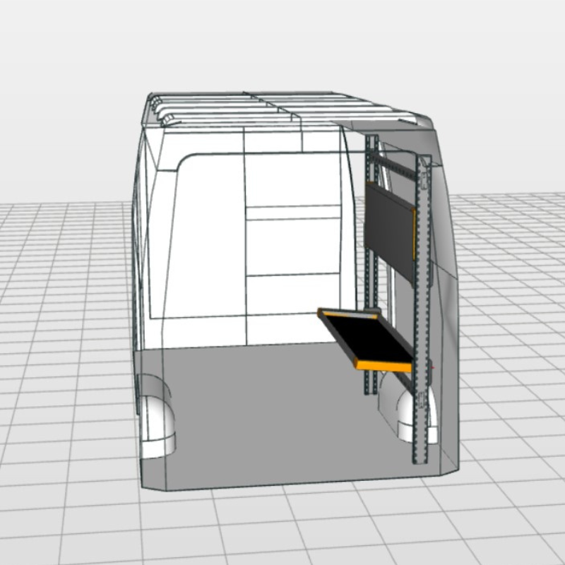 Postpakketrek Mercedes Benz Sprinter | Rechts