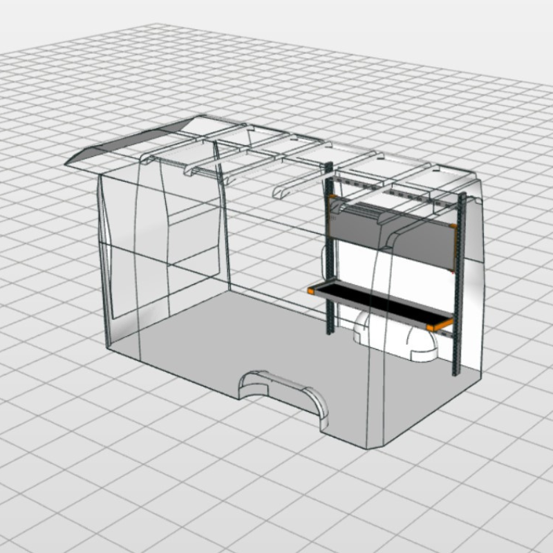 Postpakketrek Mercedes Benz Sprinter | Rechts