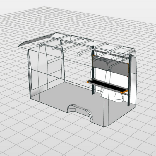 Postpakketrek Mercedes Benz Sprinter | Rechts