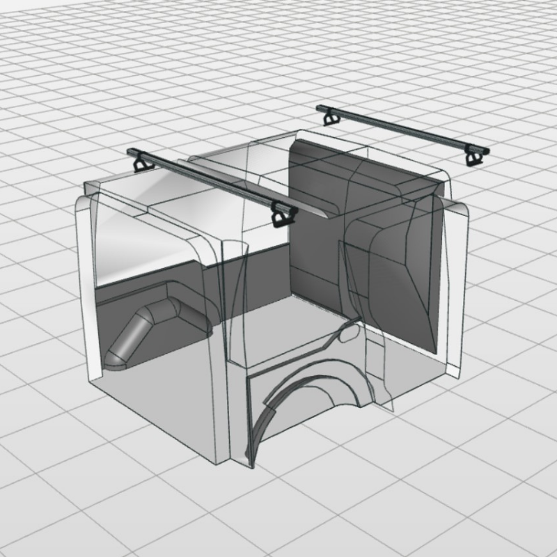 StoreVan Roofbar Nissan NV250 | H1