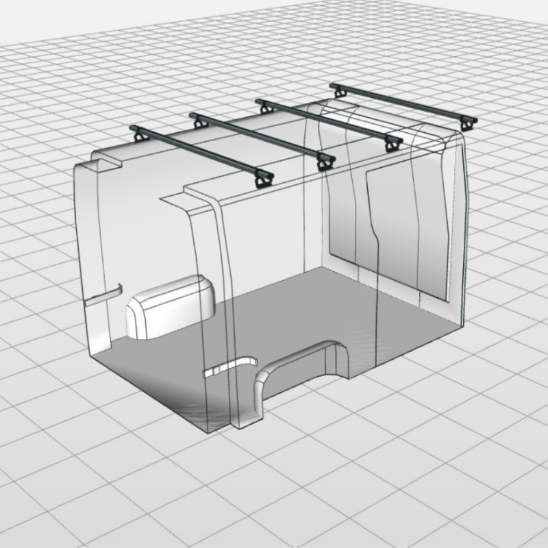 StoreVan Roofbar Nissan NV400 Interstar | H1&H2