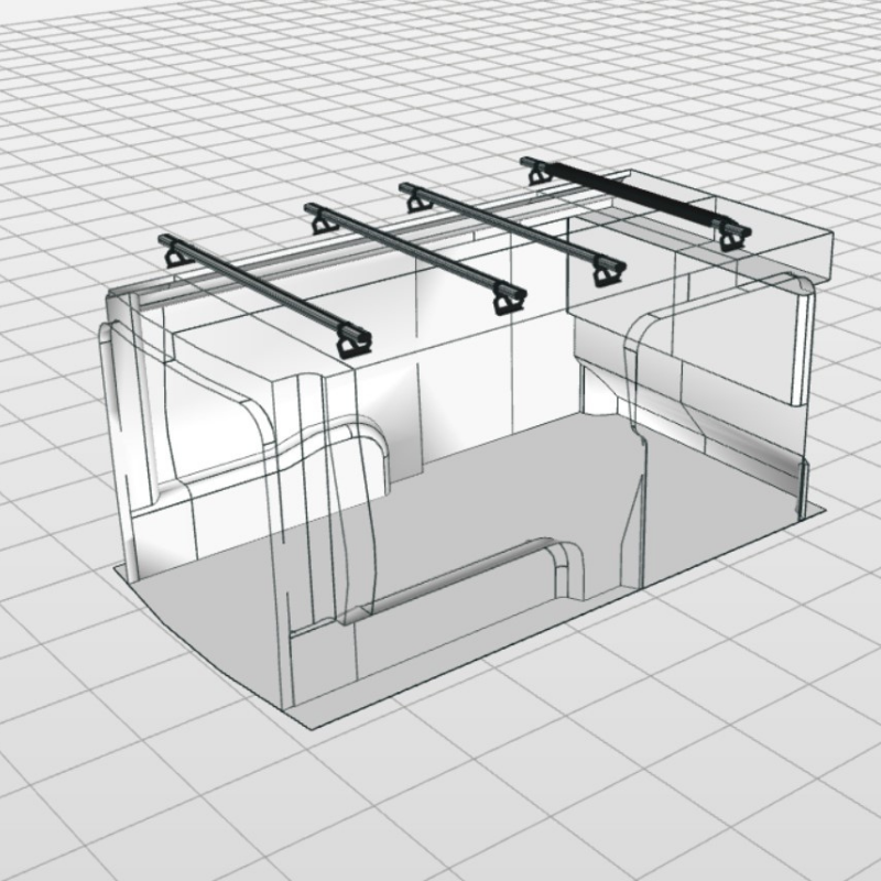 StoreVan Roofbar Toyota ProAce Worker | H1