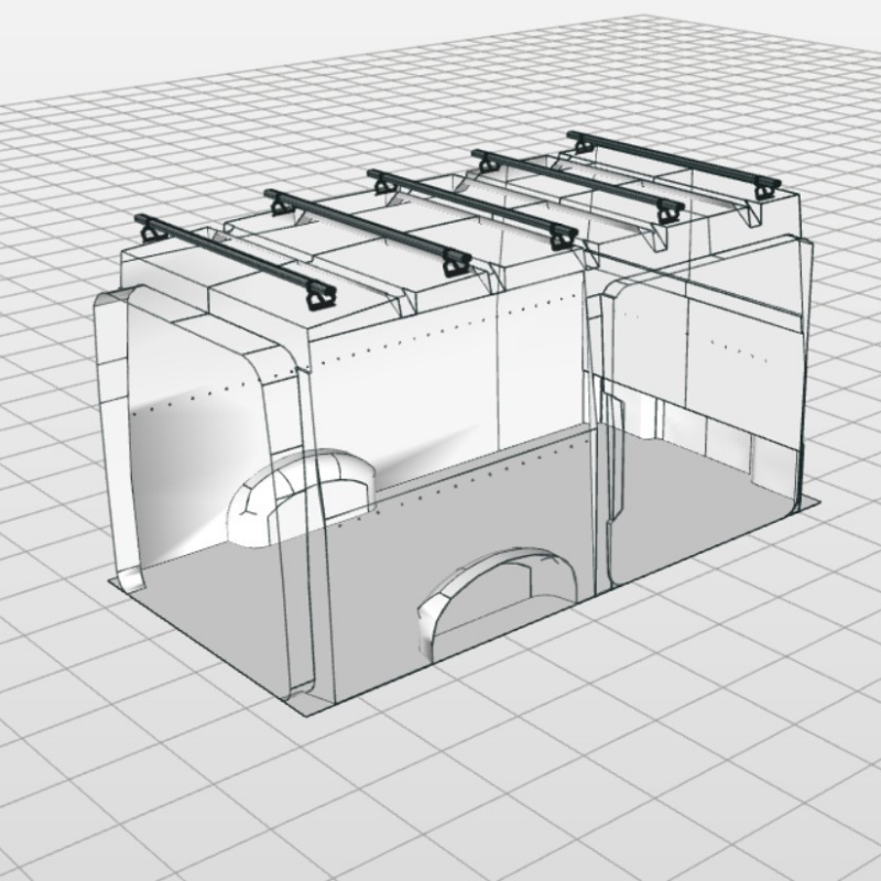 StoreVan Roofbar Volkswagen Crafter | H2&H3