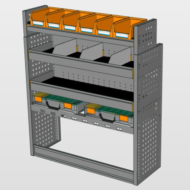 Module Ford Custom | L1 - Koffers - Rechts