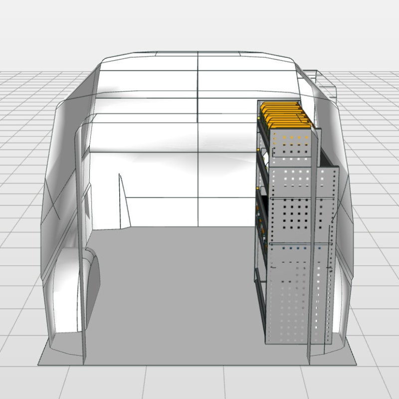 Module Ford Custom | L1 - Koffers - Rechts