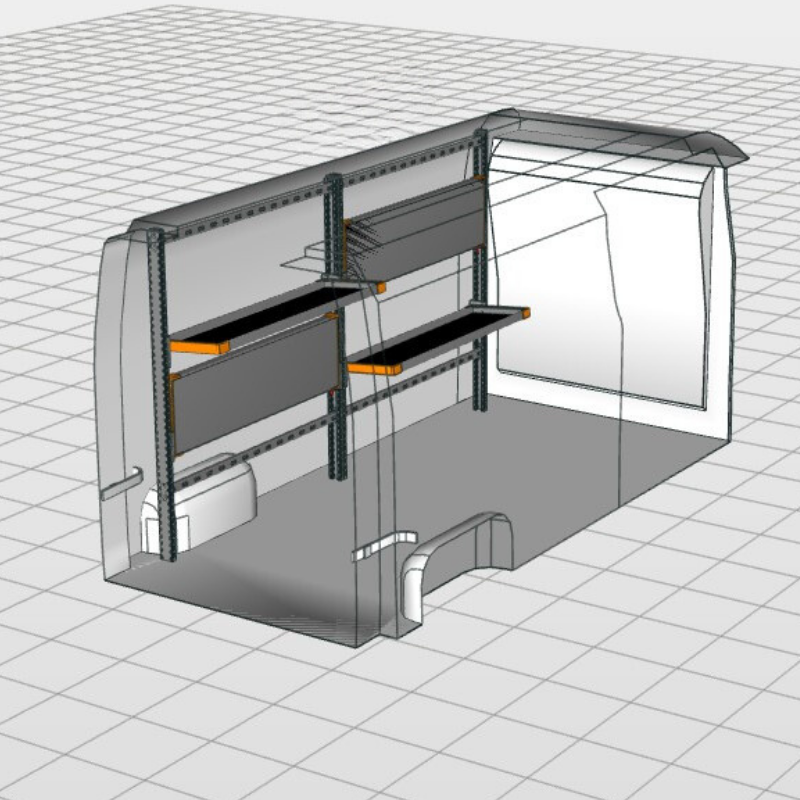Postpakketrek Renault Master | H2 links