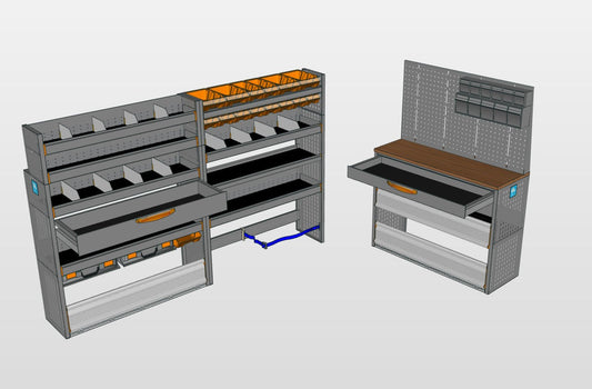 Bedrijfswageninrichting Large