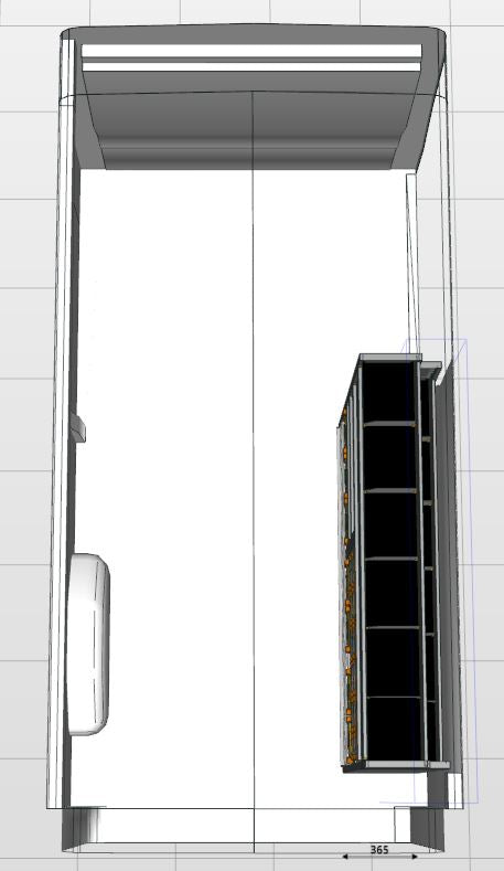 ACTIE: Module met Storage Plus 829 AH - rechterzijde | (restpartij)