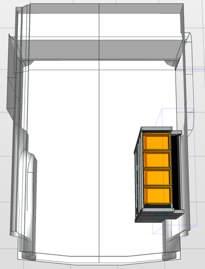 Module Opel Vivaro | L1 - Koffers - Rechts