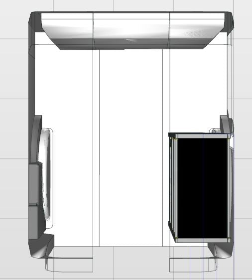 Module Toyota ProAce City | L1 - Koffers - Rechts