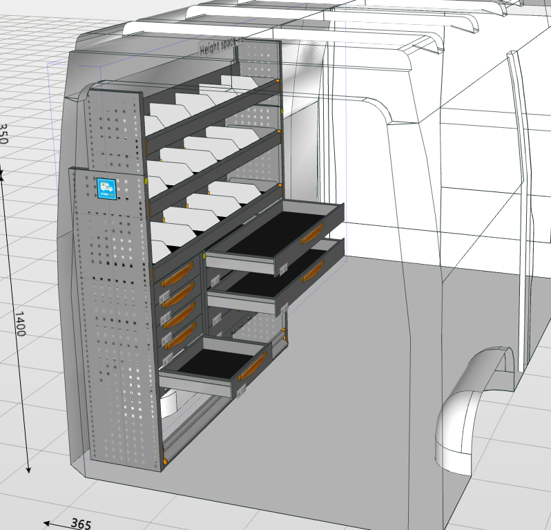 ACTIE: Module met Storage Top 1002 JD - linkerzijde  | (restpartij)