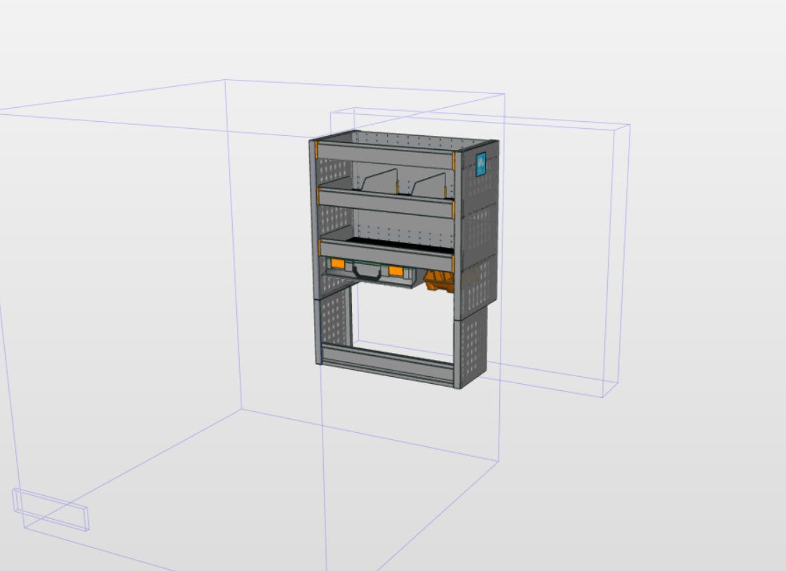 Module Mercedes Benz Citan | L1 - Koffers - Rechts