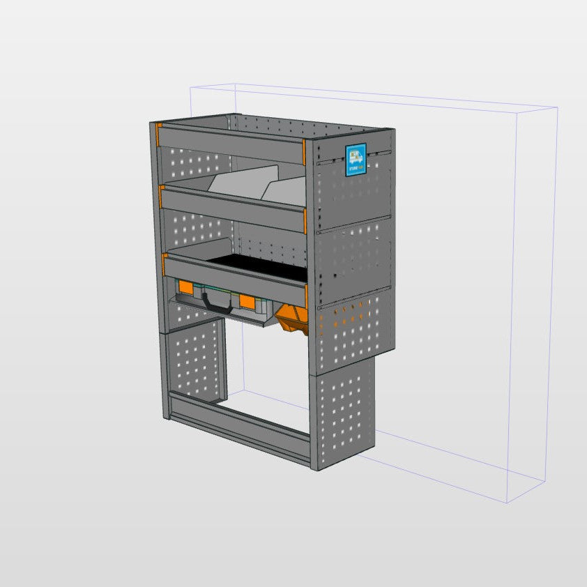 Module Mercedes Benz Citan | L1 - Koffers - Rechts