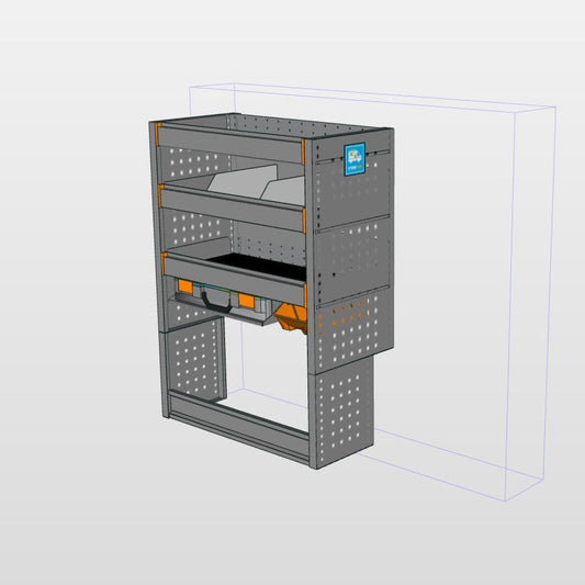 Module Mercedes Benz Citan | L1 - Koffers - Rechts