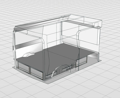 Vloerlade-module compleet medium