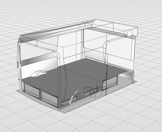 Vloerlade-module compleet medium