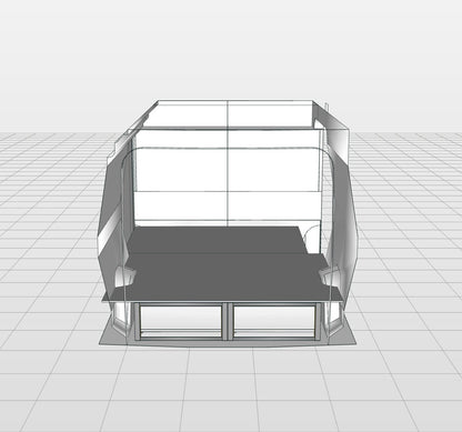 Vloerlade-module compleet medium
