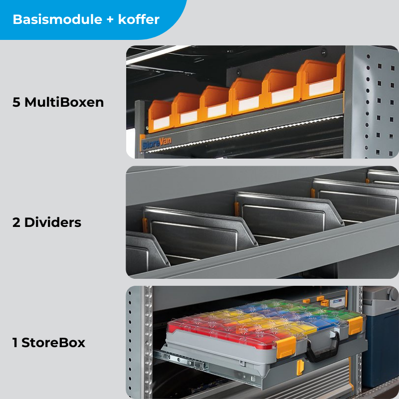 Module Toyota ProAce Worker | L1 - Koffers - Rechts