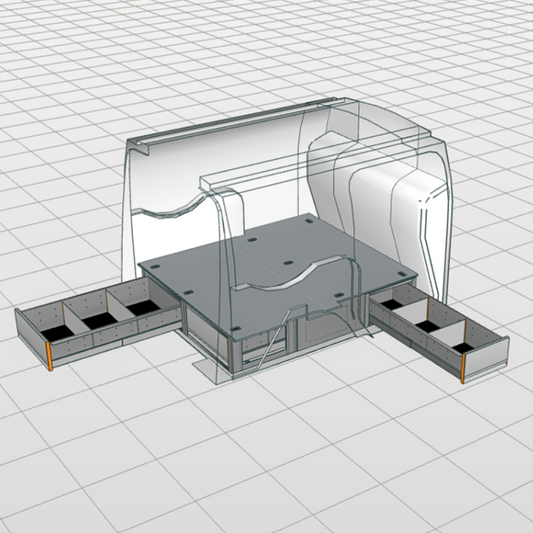 Vloerlade-module compleet small