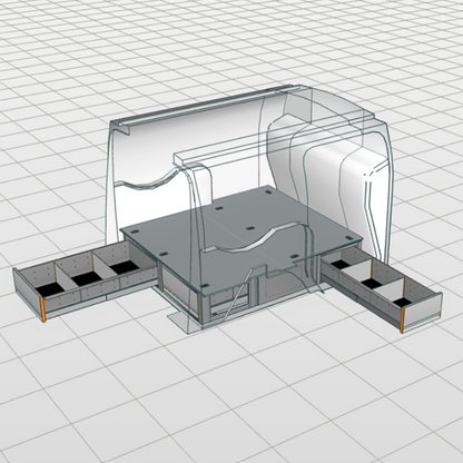 Vloerlade-module compleet small