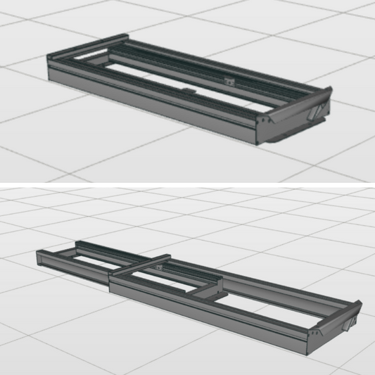 Uittrekbaar Frame Kort (1.016x365mm)
