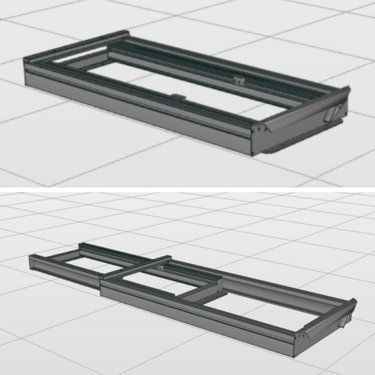 Uittrekbaar Frame Kort (1.016x445mm)
