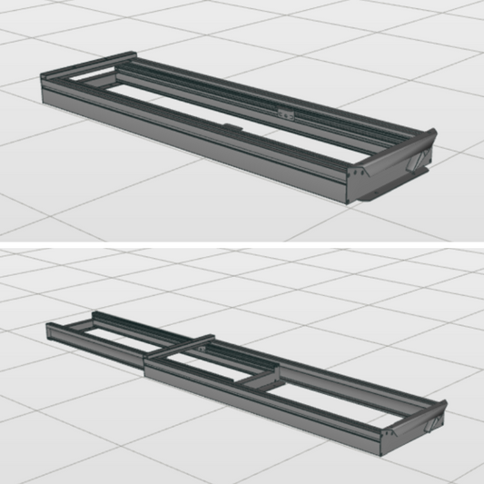 Uittrekbaar Frame Middel (1.225x365mm)