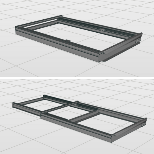 Uittrekbaar Frame Middel (1.225x730mm)
