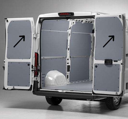 Wandbekleding achterdeuren Opel Vivaro (restpartij)